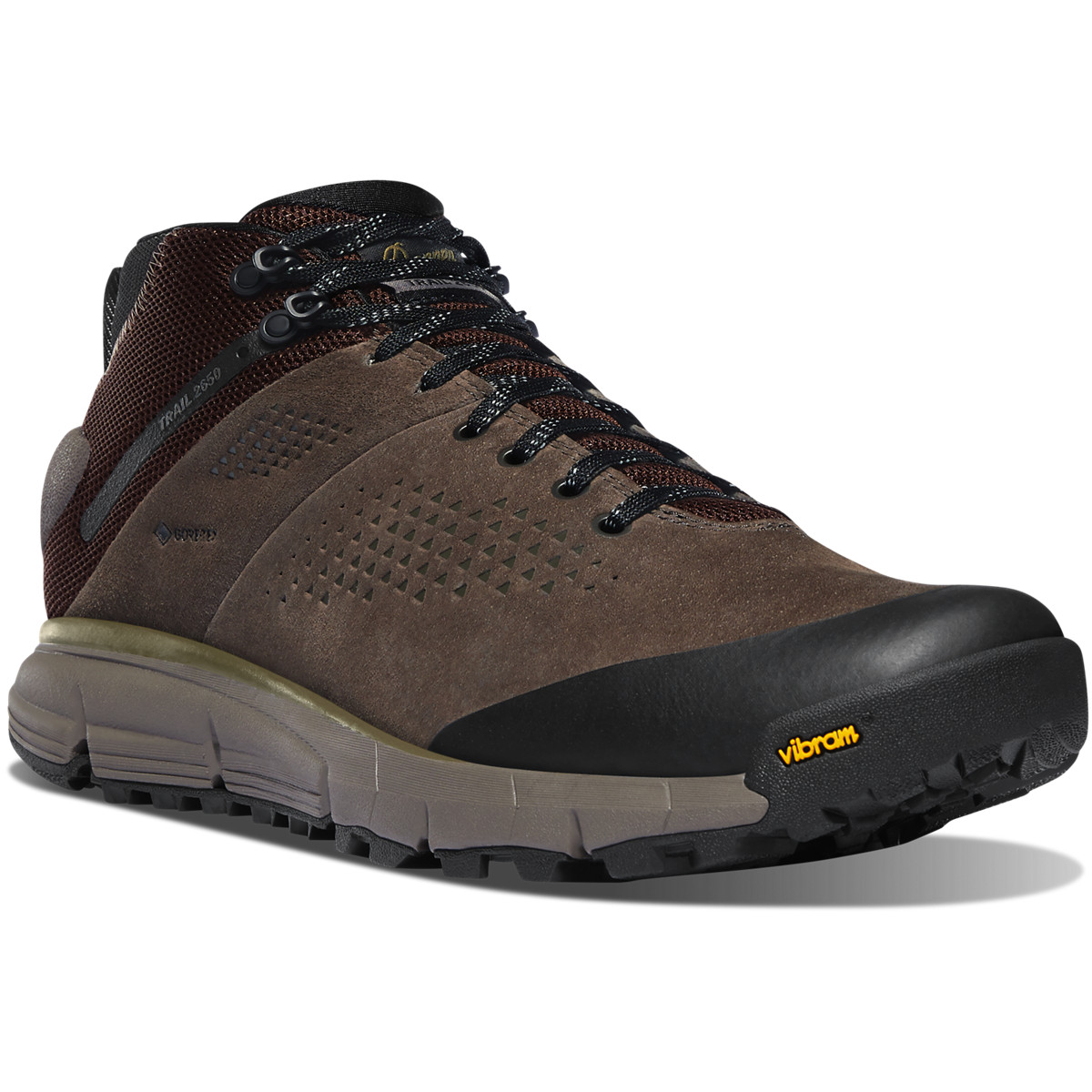 Danner Mens Trail 2650 GTX Mid Hiking Shoes Dark Brown/Black - YWJ860793